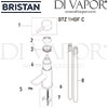Bristan Blitz 1 Hole Bath Filler Spares